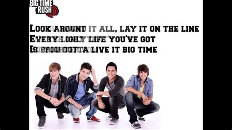 big time rush lyrics